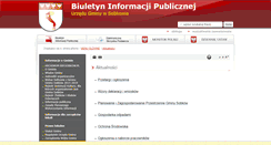 Desktop Screenshot of bip.sobkow.pl